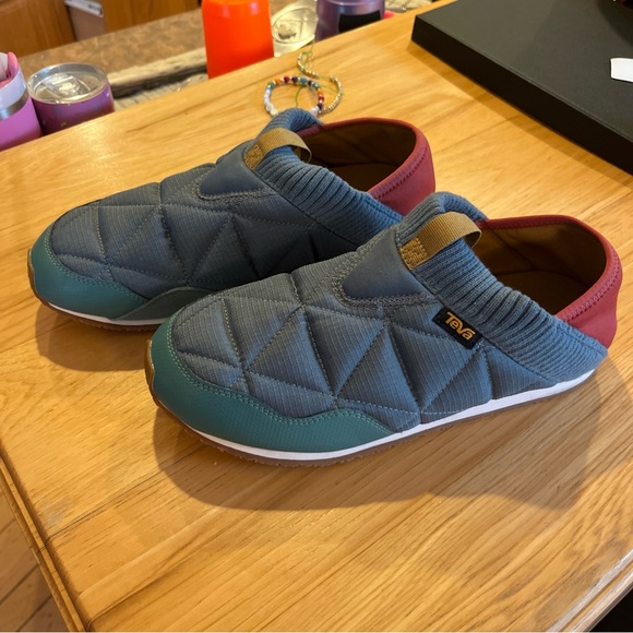TEVA REEMBER Quilted Ankle Slip On Colorblock‎ Bootie Moc Men’s SIZE 9 - Picture 1 of 8